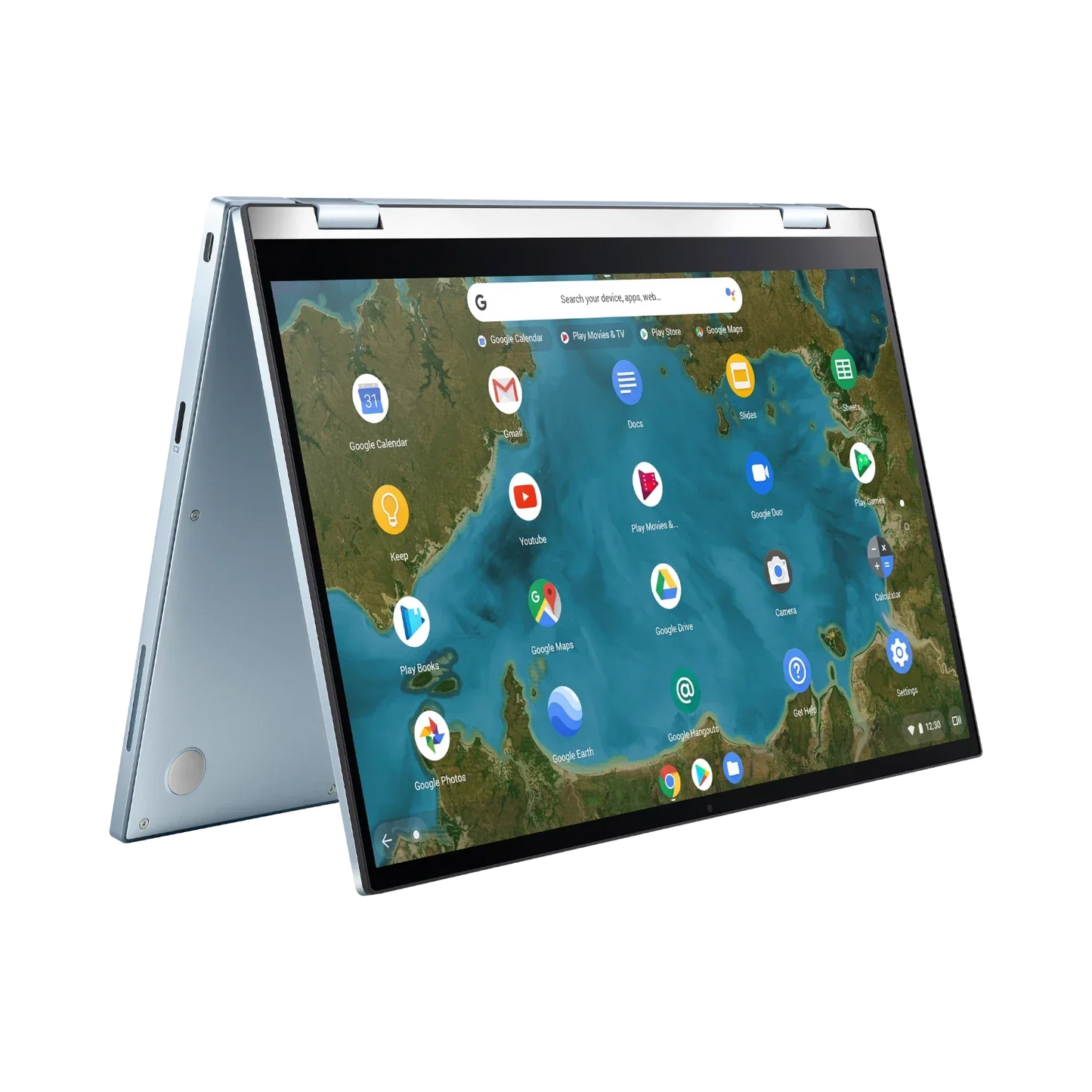 ASUS Chromebook Flip C433 14" 2-in-1 Touchscreen Laptop, Intel Core m3-8100Y, 8GB RAM, 64GB eMMC