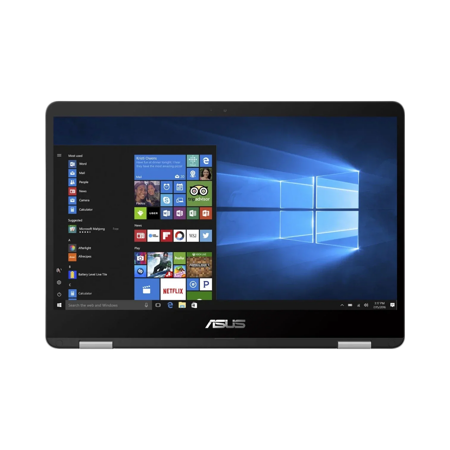 ASUS VivoBook Flip 14 14" Multi-Touch 2-in-1 Laptop, Intel Celeron N4000, 4GB RAM, 64GB eMMC