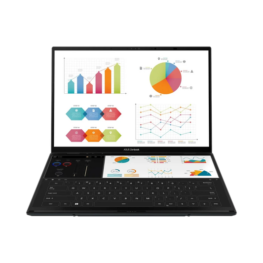ASUS Zenbook Duo UX8406CA 14" Multi-Touch Laptop, Intel Core Ultra 9 285H, 32GB RAM, 1TB SSD