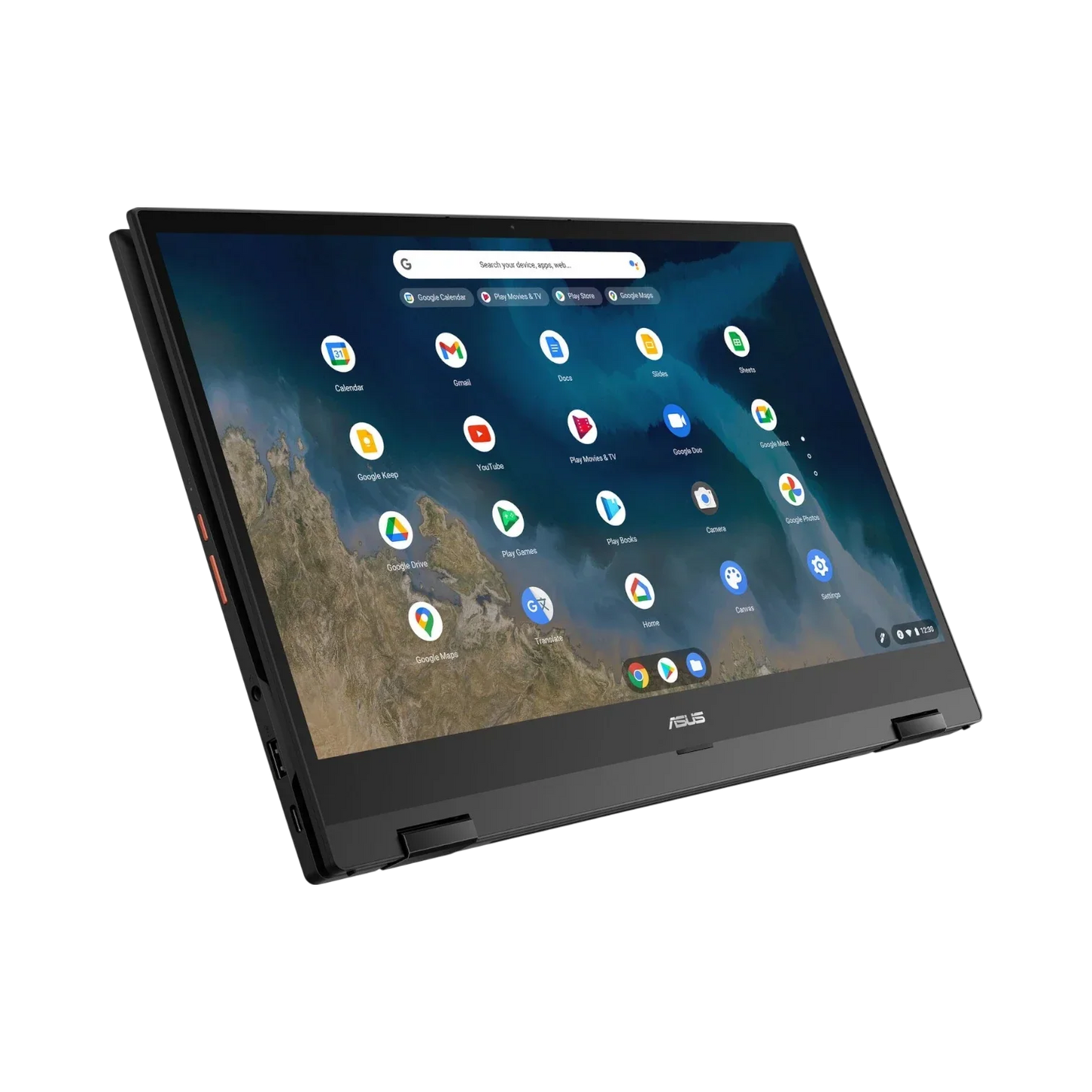 ASUS Chromebook Flip CM5 15.6" Multi-Touch 2-in-1 Laptop, AMD Ryzen 3 3250C, 4GB DDR4 RAM, 64GB eMMC