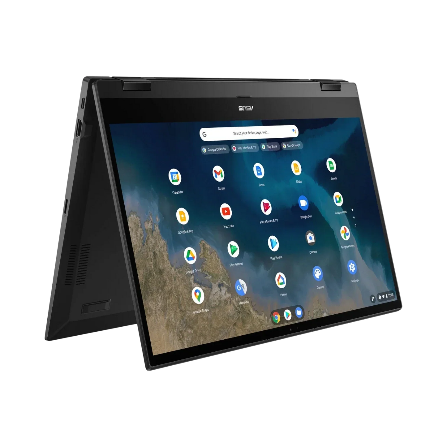 ASUS Chromebook Flip CM5 15.6" Multi-Touch 2-in-1 Laptop, AMD Ryzen 3 3250C, 4GB DDR4 RAM, 64GB eMMC