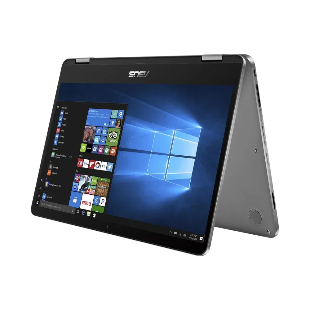 ASUS Vivobook Flip 14" 2-in-1 Touchscreen Laptop, Intel Celeron N4000, 4GB RAM, 64GB eMMC
