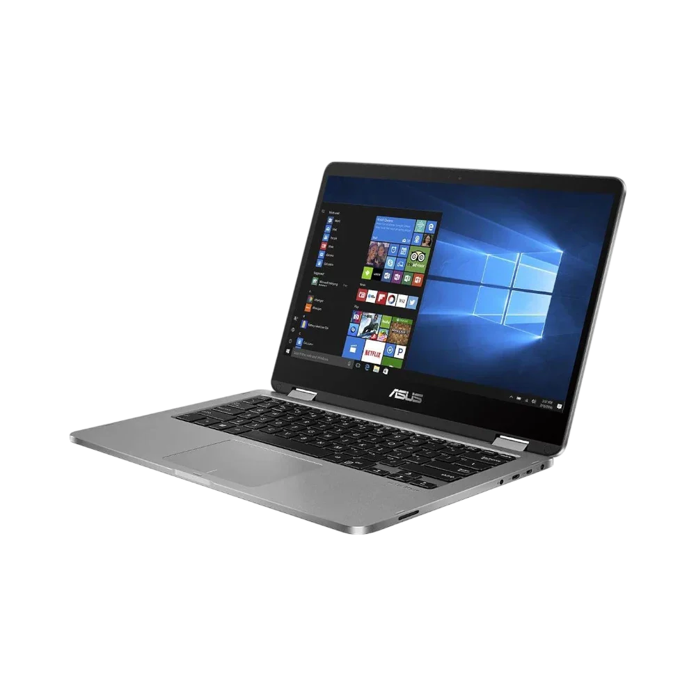 ASUS Vivobook Flip 14" 2-in-1 Touchscreen Laptop, Intel Celeron N4000, 4GB RAM, 64GB eMMC