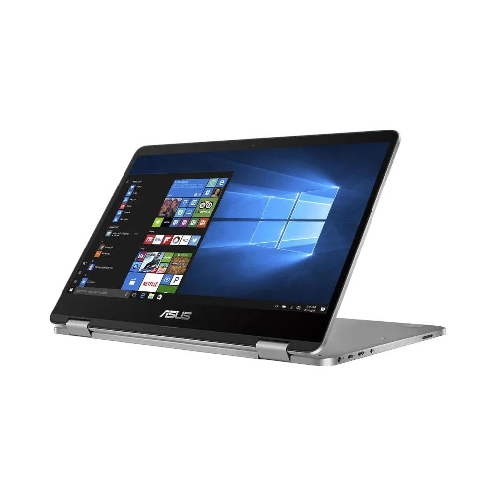 ASUS Vivobook Flip 14" 2-in-1 Touchscreen Laptop, Intel Celeron N4000, 4GB RAM, 64GB eMMC