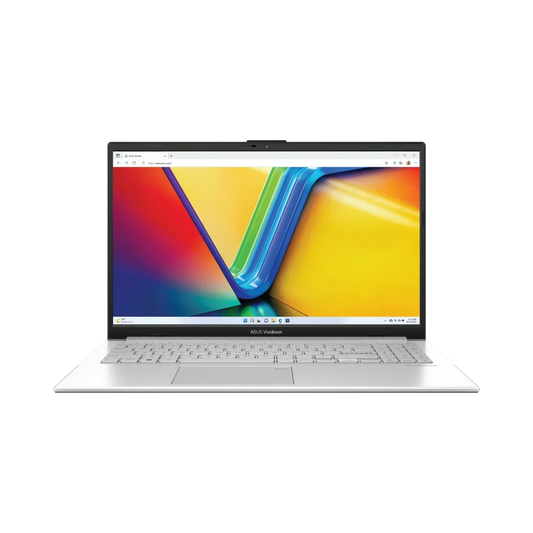 ASUS Vivobook Go 15.6" Slim Laptop, AMD Ryzen 5 7520U, 8GB RAM, 512GB SSD (Cool Silver)