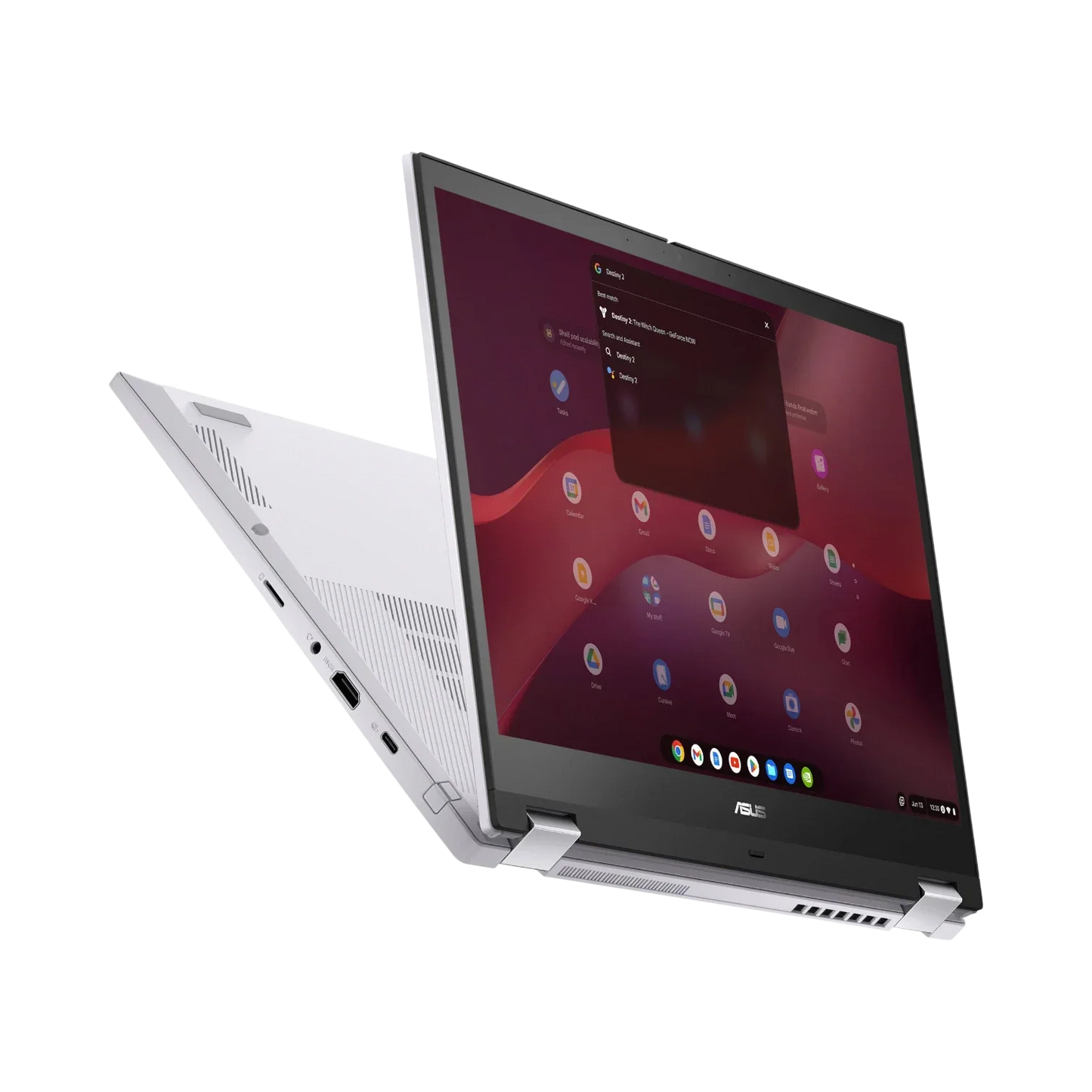 ASUS Chromebook Vibe Flip CX34 14" Multi-Touch 2-in-1 Laptop, Intel Core i5-1235U, 8GB RAM, 256GB SSD (Pearl White)