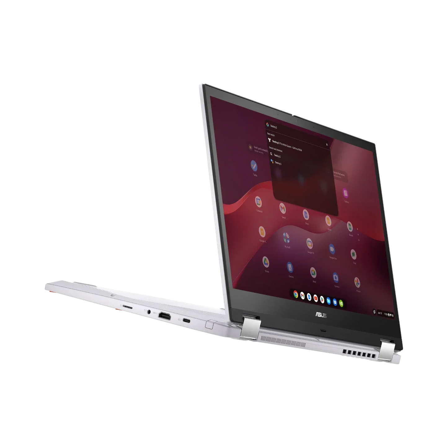 ASUS Chromebook Vibe Flip CX34 14" Multi-Touch 2-in-1 Laptop, Intel Core i5-1235U, 8GB RAM, 256GB SSD (Pearl White)