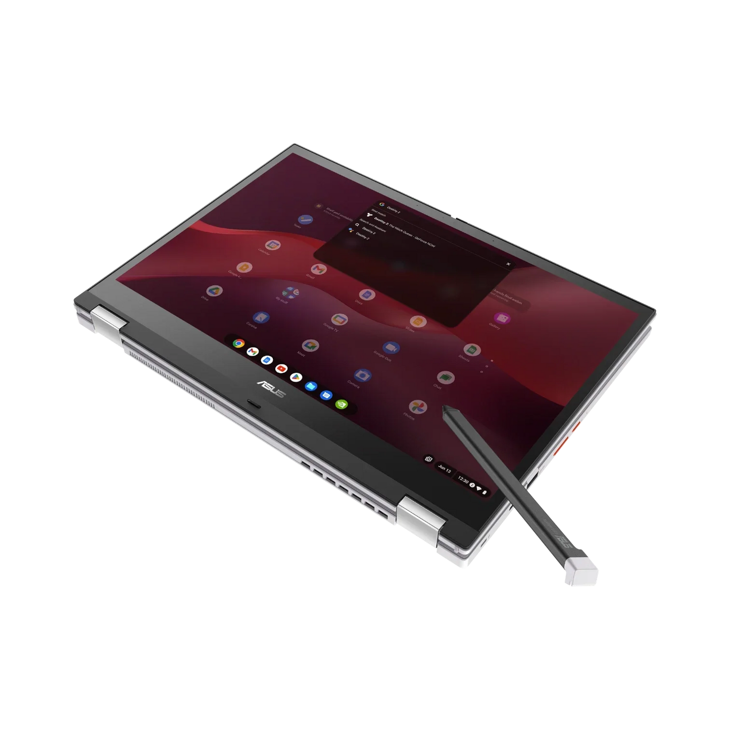 ASUS Chromebook Vibe Flip CX34 14" Multi-Touch 2-in-1 Laptop, Intel Core i5-1235U, 8GB RAM, 256GB SSD (Pearl White)