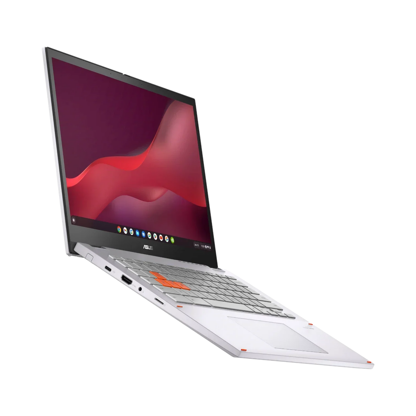 ASUS Chromebook Vibe Flip CX34 14" Multi-Touch 2-in-1 Laptop, Intel Core i5-1235U, 8GB RAM, 256GB SSD (Pearl White)