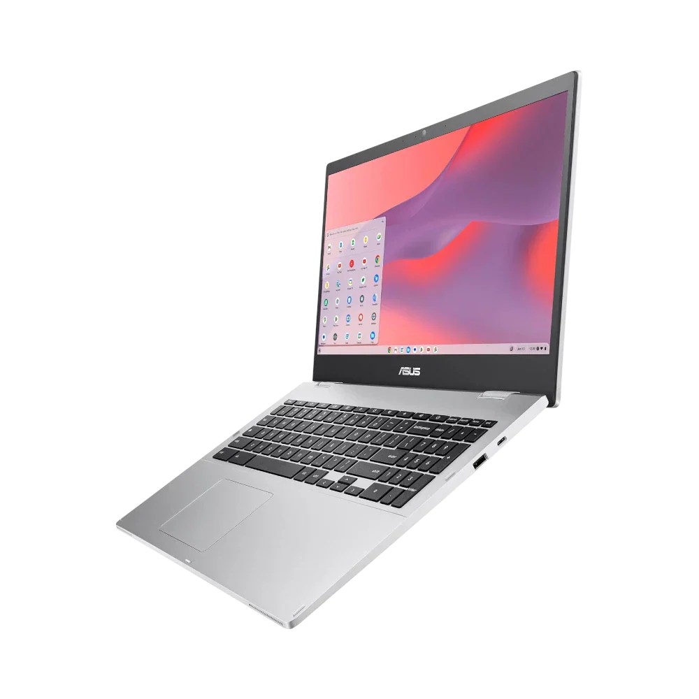 ASUS Chromebook CX1 15.6" Laptop, Intel Celeron N4500, 8GB RAM, 64GB eMMC