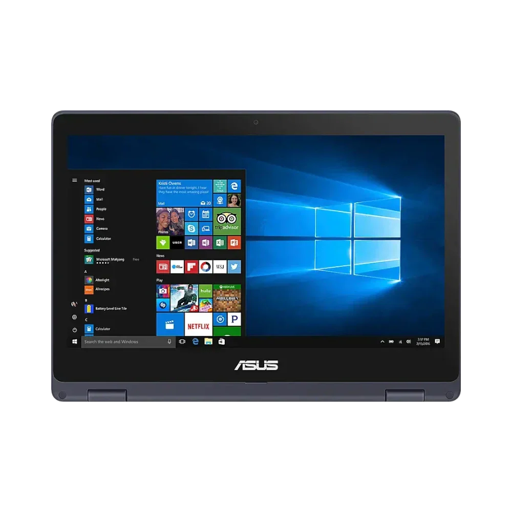 ASUS Vivobook 11.6" 2-in-1 Touchscreen Laptop, Intel Celeron N3350, 4GB RAM, 64GB eMMC (Star Grey)