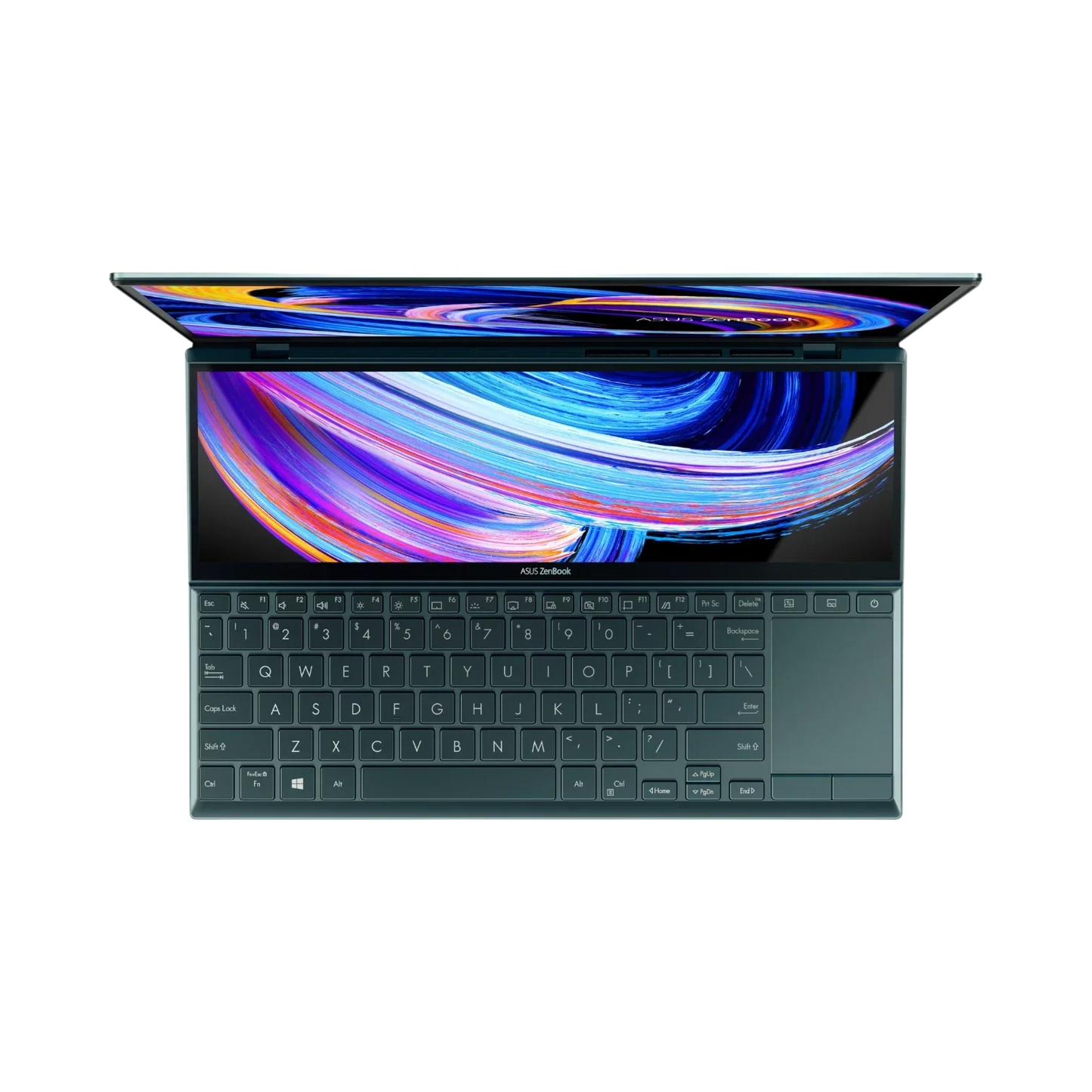 ASUS ZenBook Duo 14 UX482 14" Laptop, Intel Core i7-1195G7, 8GB RAM, 512GB SSD (Celestial Blue)