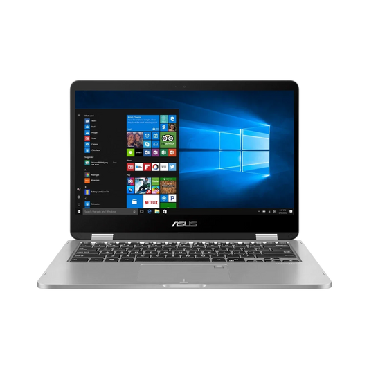 ASUS VivoBook Flip 14 J401MA 14" Multi-Touch 2-in-1 Laptop, Intel Celeron N4020, 4GB DDR4 RAM, 64GB eMMC