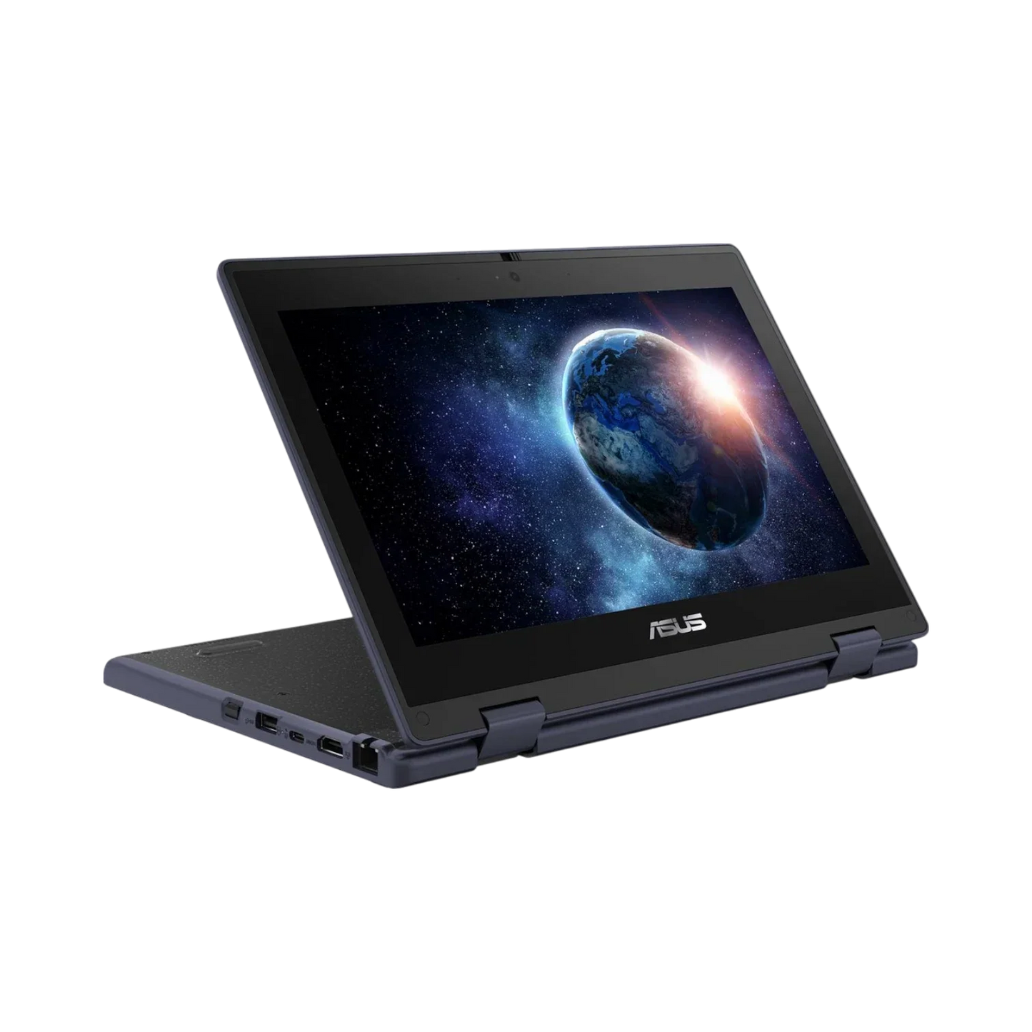 ASUS BR1102FGA 11.6" Touchscreen 2-in-1 Rugged Notebook, Intel Celeron N100, 4GB RAM, 128GB SSD (Mineral Gray)