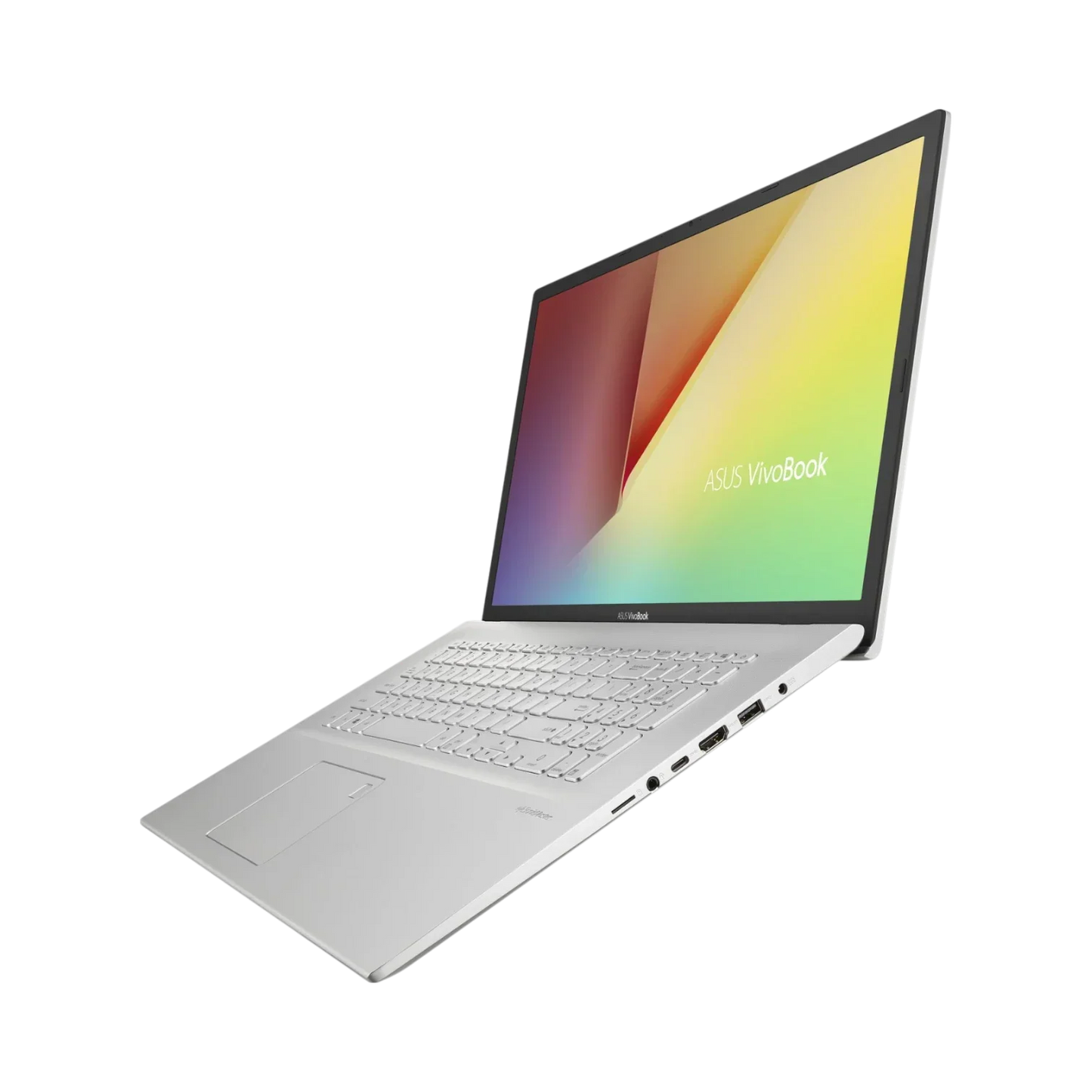 ASUS VivoBook 17 F712DA Thin & Light 17.3" Laptop, Intel Core i5-8265U, 8GB DDR4 RAM, 128GB SSD + 1TB HDD (Transparent Silver)