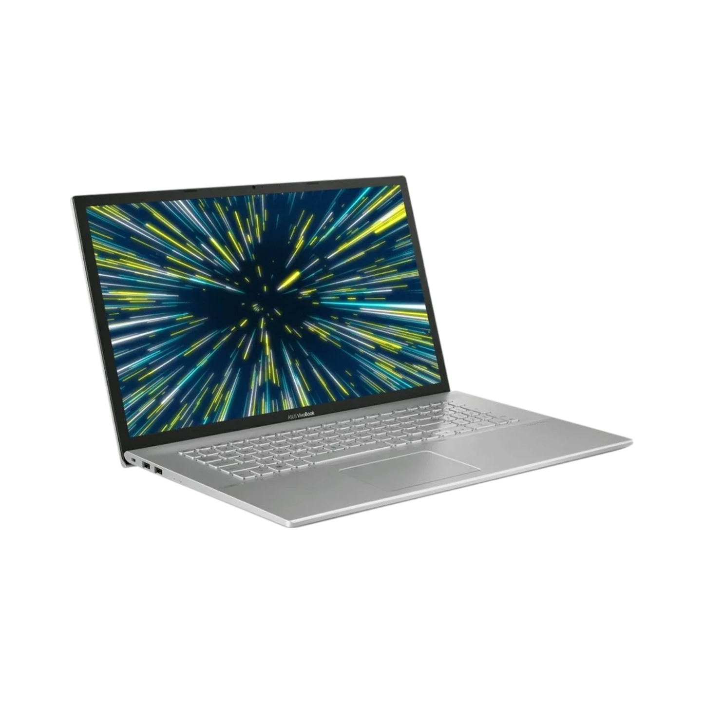 ASUS VivoBook 17 F712DA Thin & Light 17.3" Laptop, Intel Core i5-8265U, 8GB DDR4 RAM, 128GB SSD + 1TB HDD (Transparent Silver)