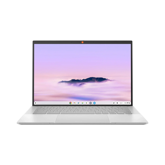 ASUS CX54 Chromebook Plus 14" Laptop, Intel Core Ultra 5 115U, 8GB RAM, 128GB SSD (Fog Silver)