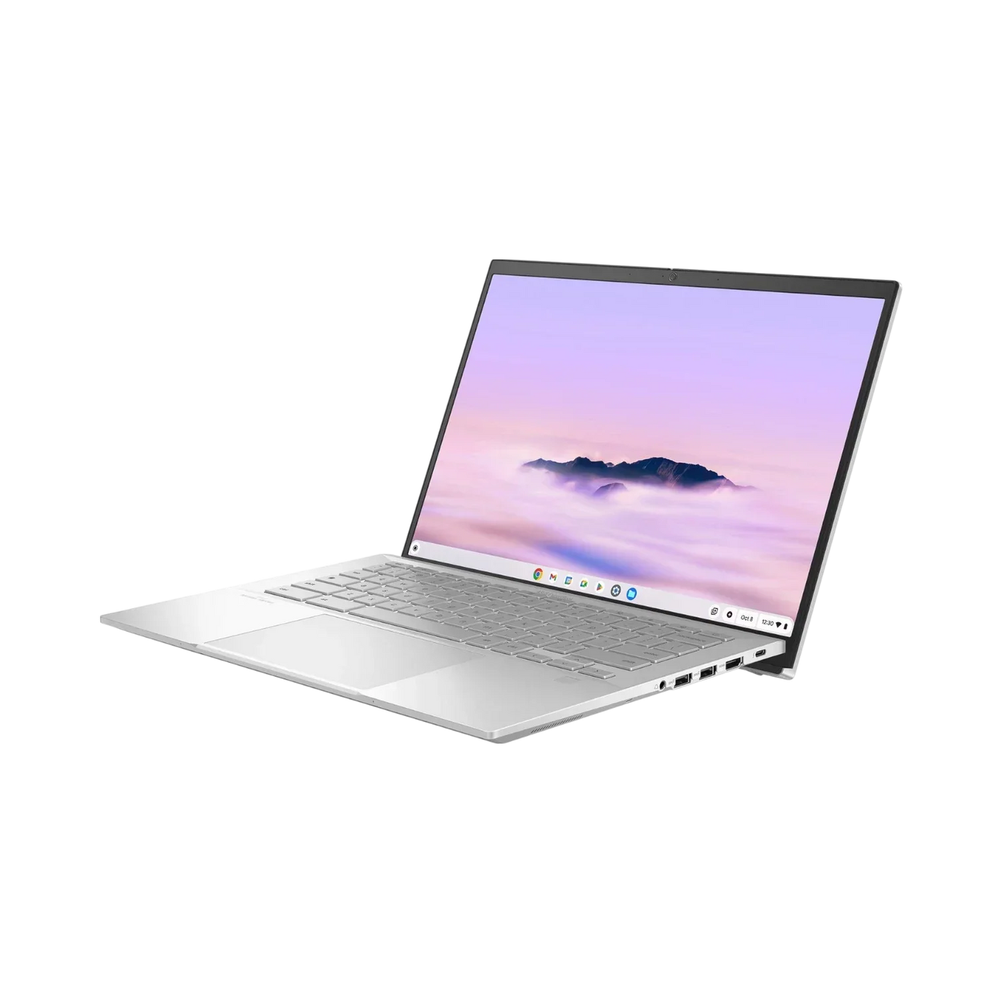 ASUS CX54 Chromebook Plus 14" Laptop, Intel Core Ultra 5 115U, 8GB RAM, 128GB SSD (Fog Silver)