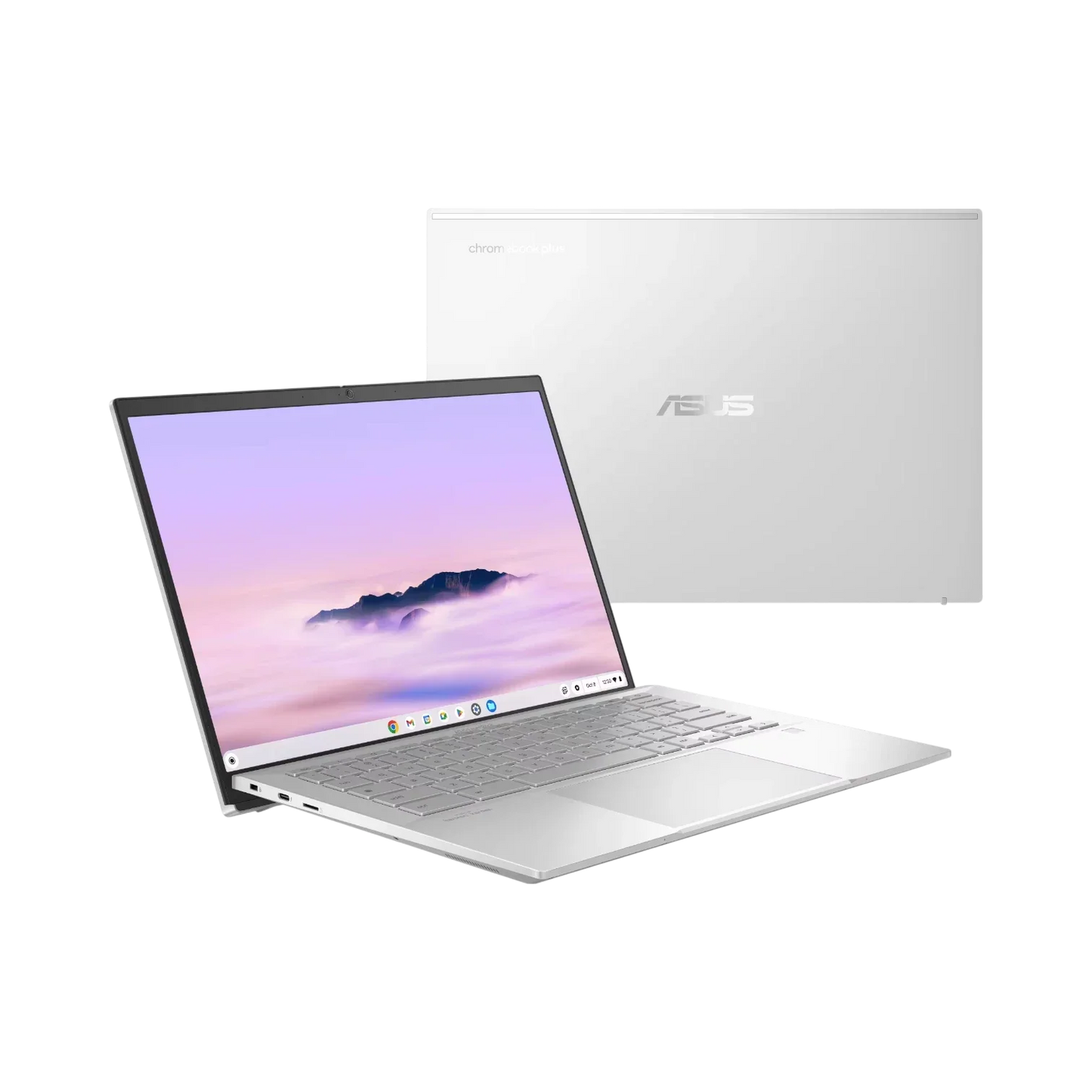 ASUS CX54 Chromebook Plus 14" Laptop, Intel Core Ultra 5 115U, 8GB RAM, 128GB SSD (Fog Silver)