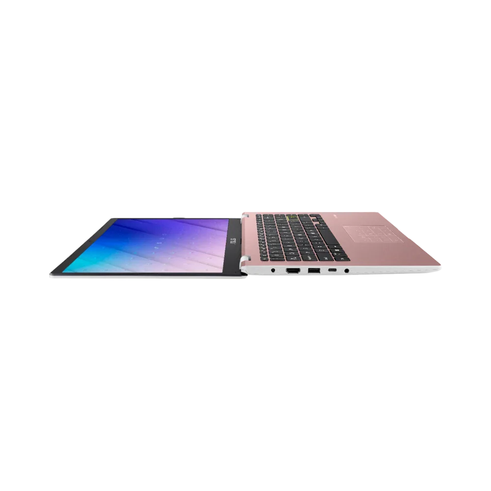 ASUS E410 14" Laptop, Intel Celeron N4020, 4GB RAM, 64GB eMMC (Rose Gold)