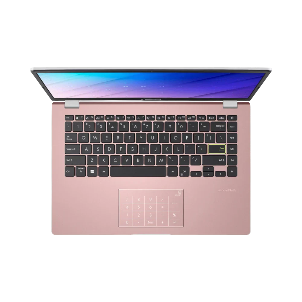 ASUS E410 14" Laptop, Intel Celeron N4020, 4GB RAM, 64GB eMMC (Rose Gold)