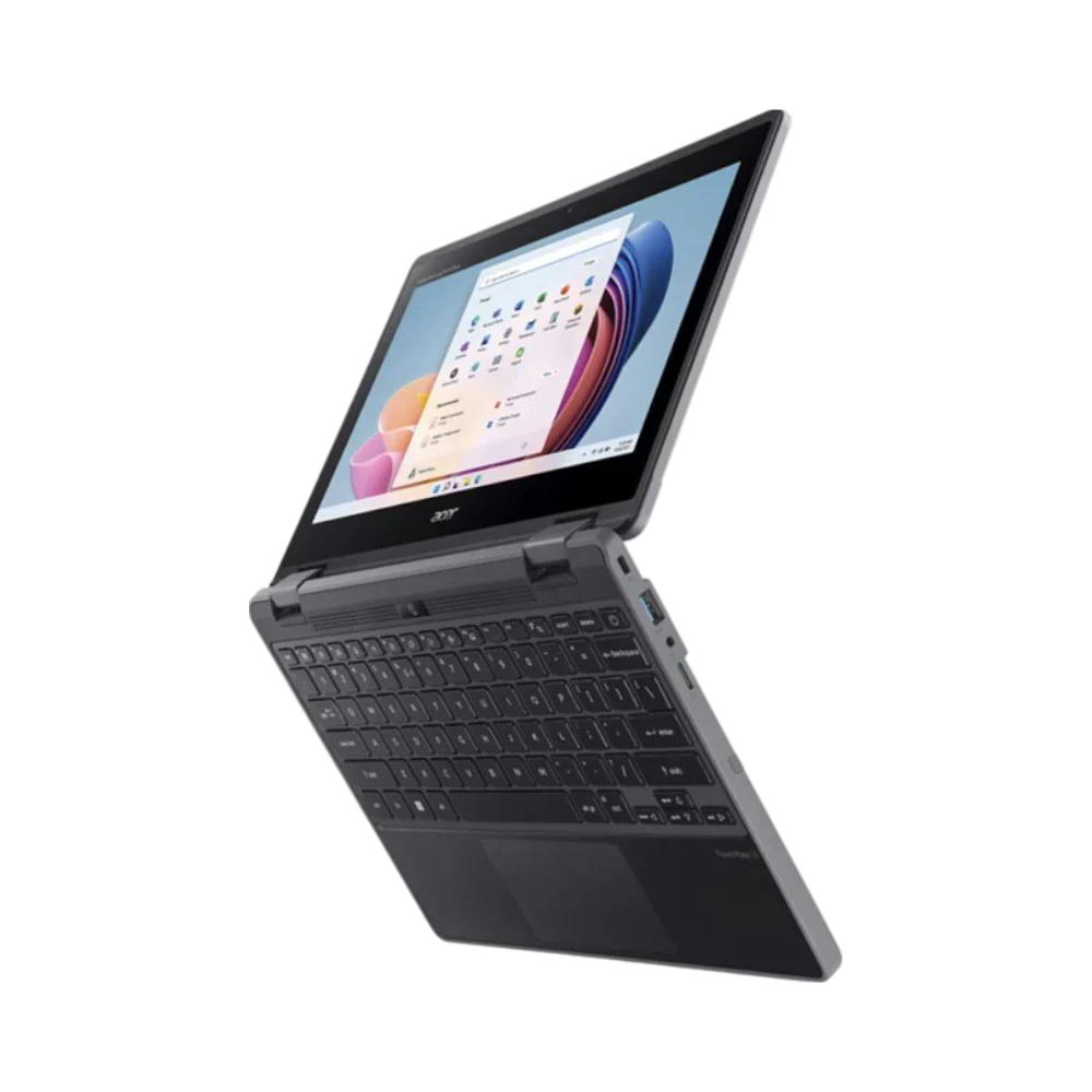 Acer TravelMate B3 Spin 11 11.6" Touchscreen Notebook, Intel Core N100, 4GB RAM, 128GB SSD