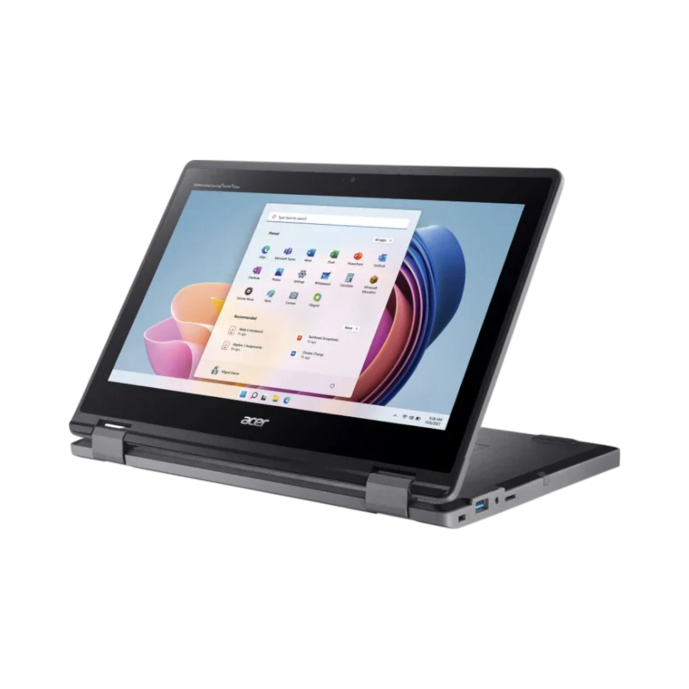 Acer TravelMate B3 Spin 11 11.6" Touchscreen Notebook, Intel Core N100, 4GB RAM, 128GB SSD