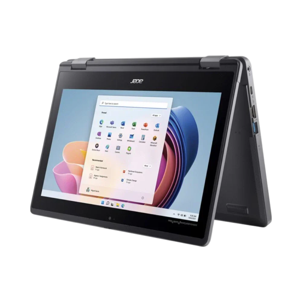 Acer TravelMate B3 Spin 11 11.6" Touchscreen Notebook, Intel Core N100, 4GB RAM, 128GB SSD