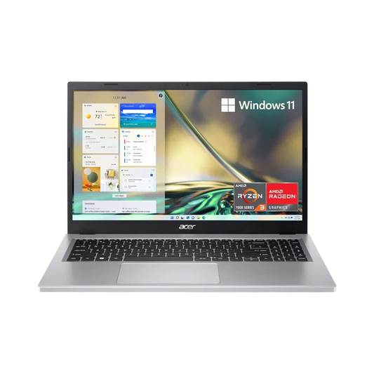 Acer Aspire 3 A315-24P-R7VH Slim 15.6" Laptop, AMD Ryzen 3 7320U, 8GB RAM, 128GB SSD