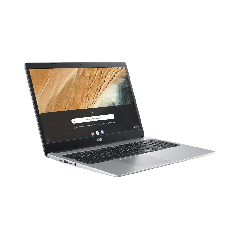Acer Chromebook 315 15.6" Laptop, Intel Celeron N4000, 4GB RAM, 64GB eMMC (Pure Silver)