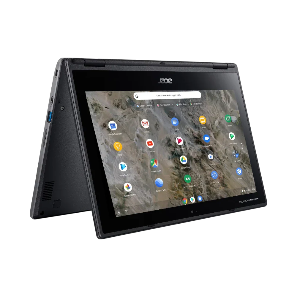 Acer Chromebook Spin 311 R721T-62ZQ 11.6" Touchscreen 2-in-1 Notebook, AMD A6-9220C, 4GB RAM, 32GB Flash Memory (Shale Black)