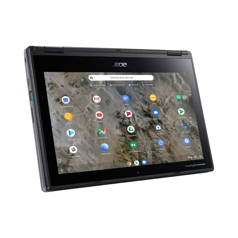 Acer Chromebook Spin 311 R721T-62ZQ 11.6" Touchscreen 2-in-1 Notebook, AMD A6-9220C, 4GB RAM, 32GB Flash Memory (Shale Black)