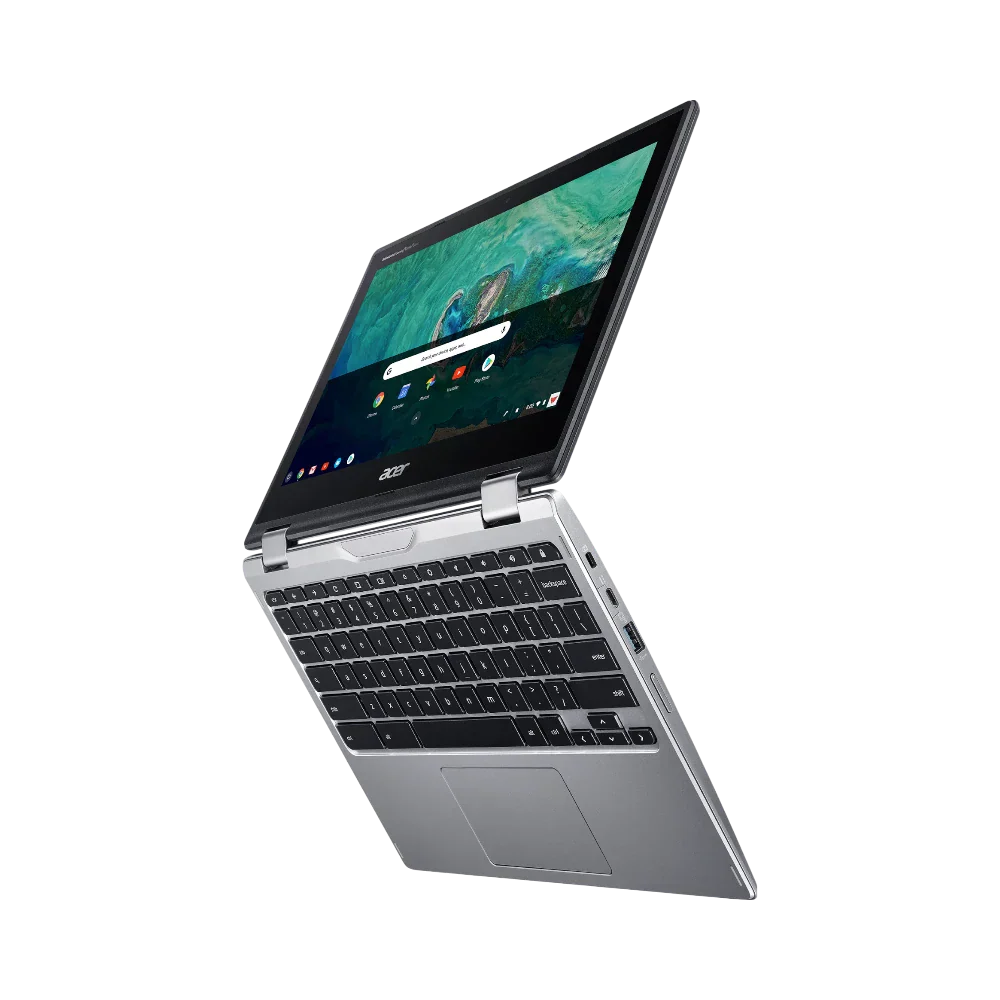 Acer Chromebook Spin 11 11.6" Touchscreen Convertible Laptop, Intel Celeron N3350, 4GB DDR4 RAM, 32GB eMMC