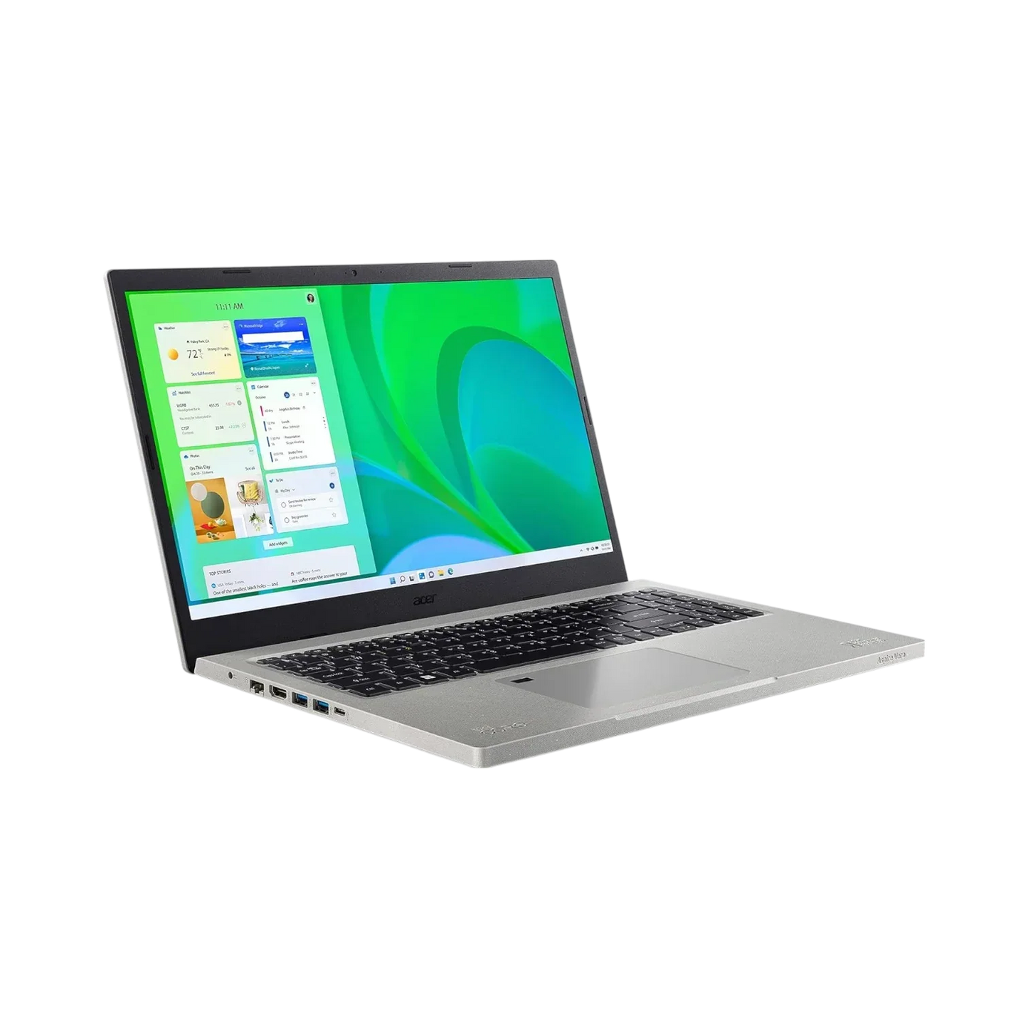 Acer Aspire Vero Green AV15-51-5155 15.6" Laptop, Intel Core i5-1155G7, 8GB DDR4 RAM, 256GB SSD (Volcanic Gray)