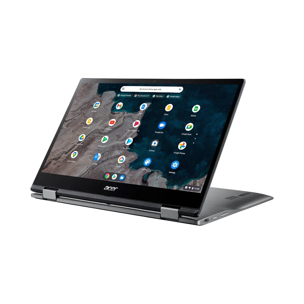 Acer Spin 513 13.3" Multi-Touch 2-in-1 Chromebook, Qualcomm Kyro 468, 4GB RAM, 64GB eMMC