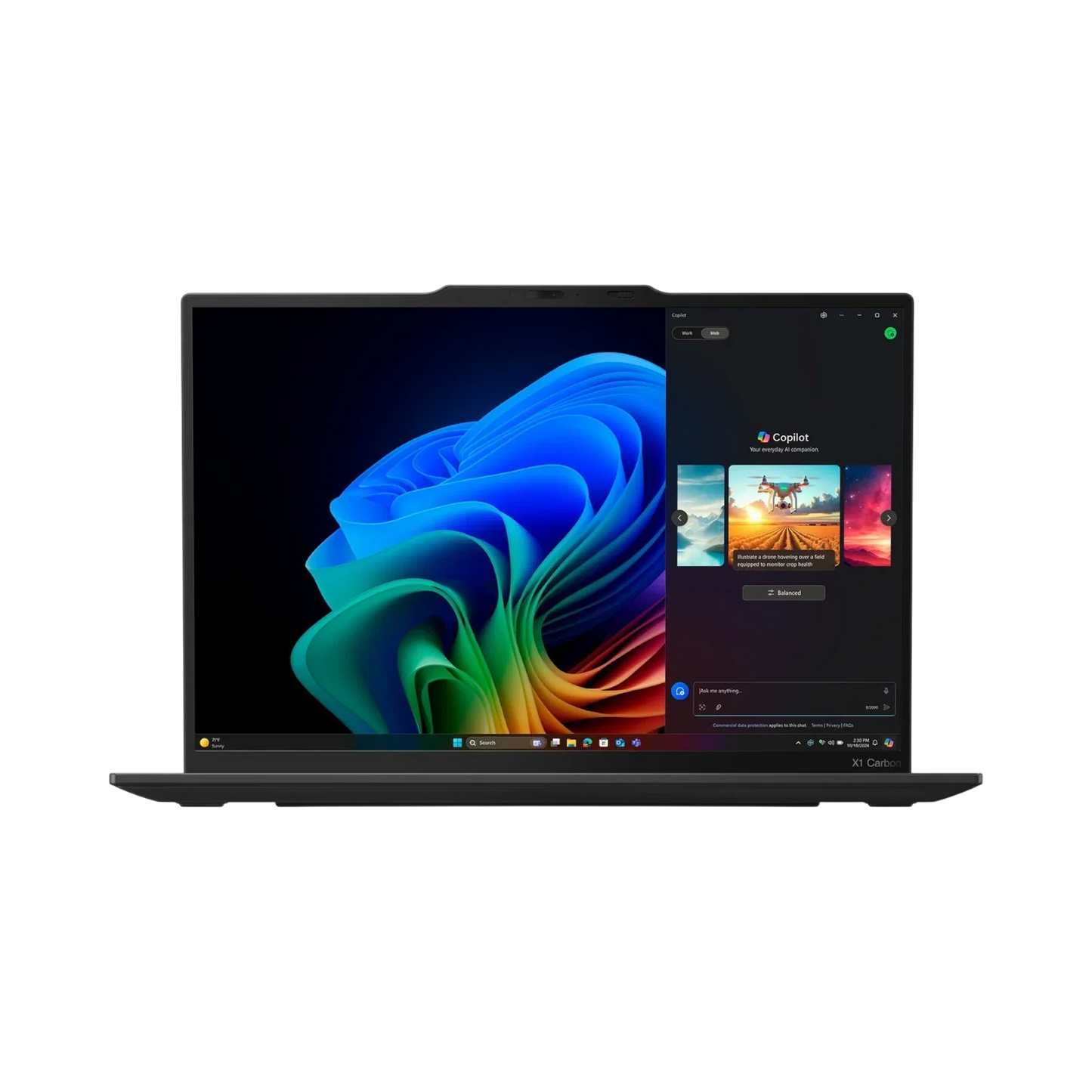 Lenovo ThinkPad X1 Carbon Gen 13 14" Laptop, Intel Core Ultra 7 266V, 16GB RAM, 512GB SSD (Aura Edition)