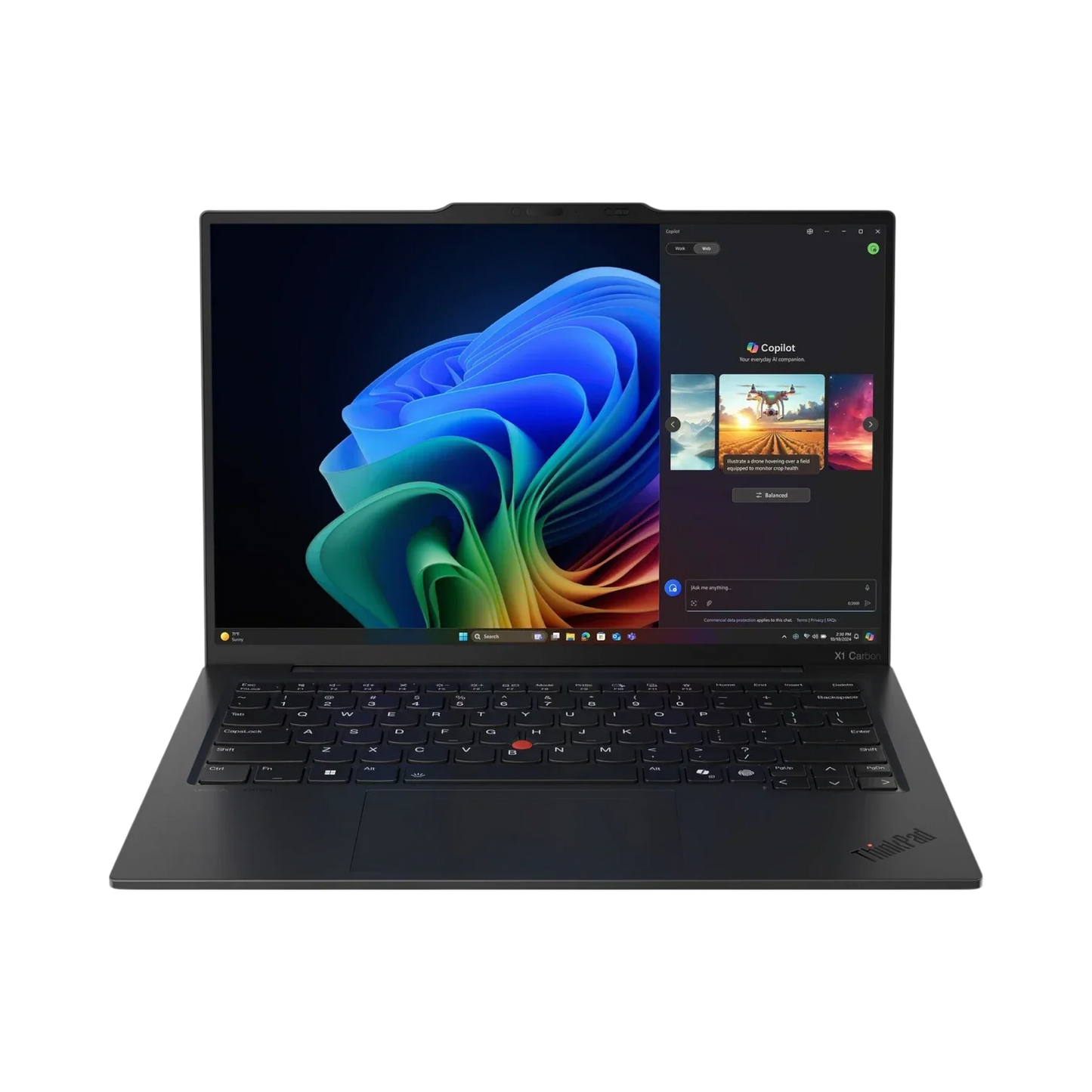 Lenovo ThinkPad X1 Carbon Gen 13 14" Laptop, Intel Core Ultra 7 266V, 16GB RAM, 512GB SSD (Aura Edition)