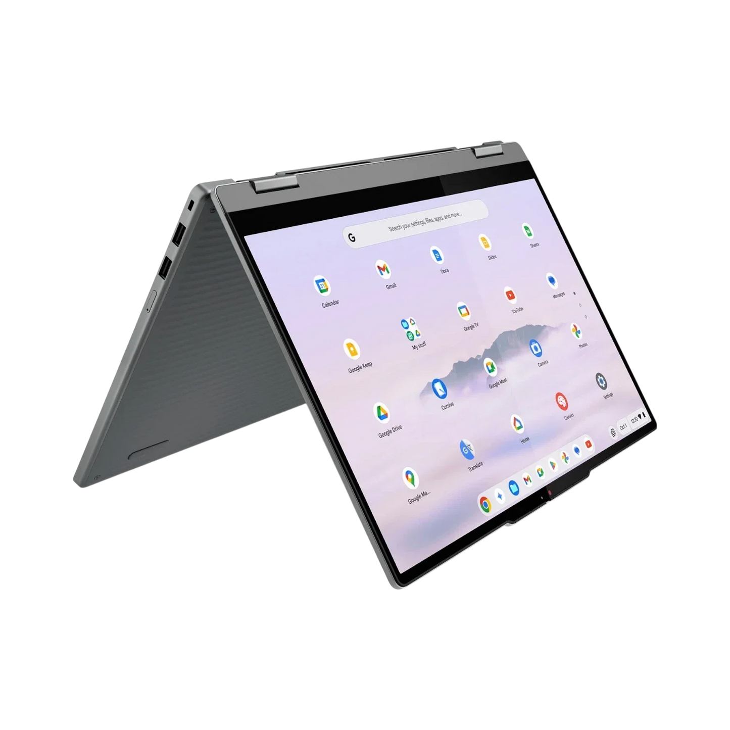 Lenovo Chromebook Plus 14" 2-in-1 Notebook, Intel Core 5 120U, 8GB RAM, 256GB SSD