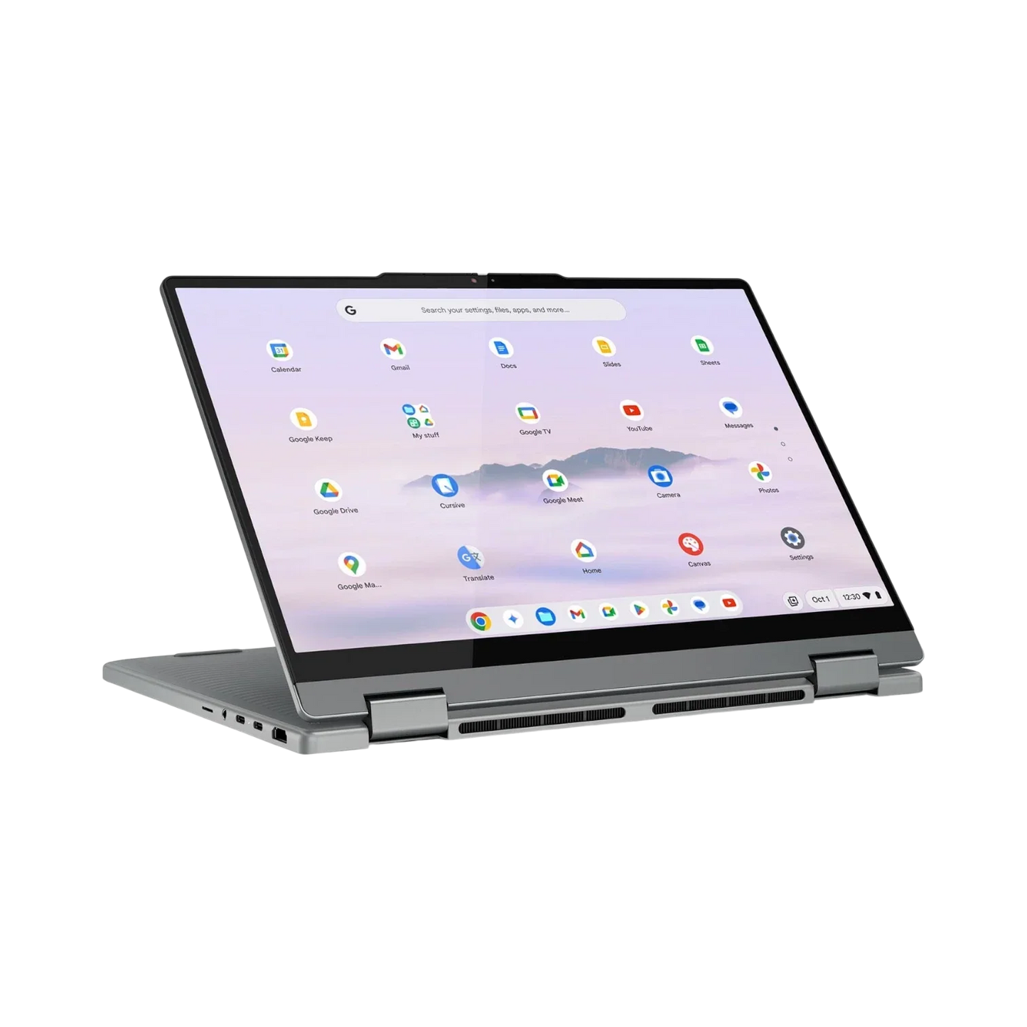 Lenovo Chromebook Plus 14" 2-in-1 Notebook, Intel Core 5 120U, 8GB RAM, 256GB SSD