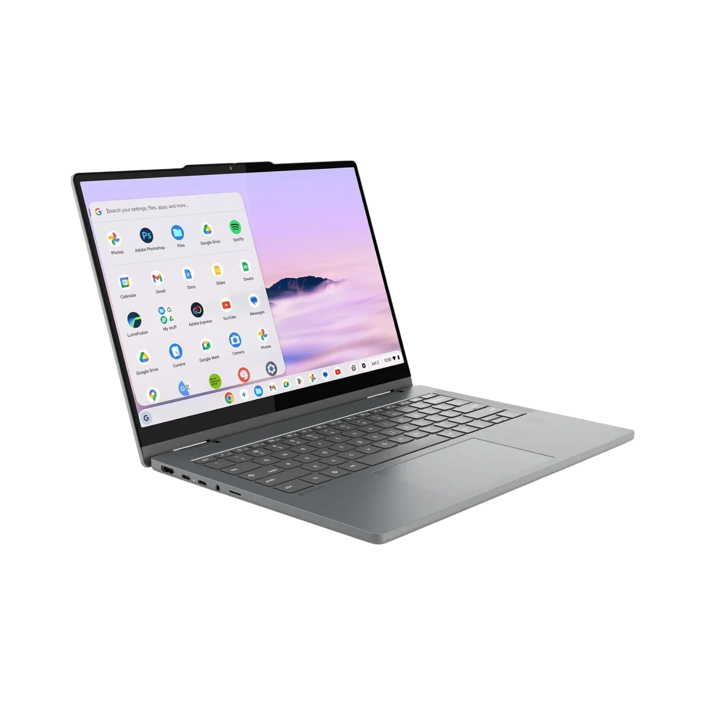 Lenovo Chromebook Plus 14" 2-in-1 Notebook, Intel Core 5 120U, 8GB RAM, 256GB SSD