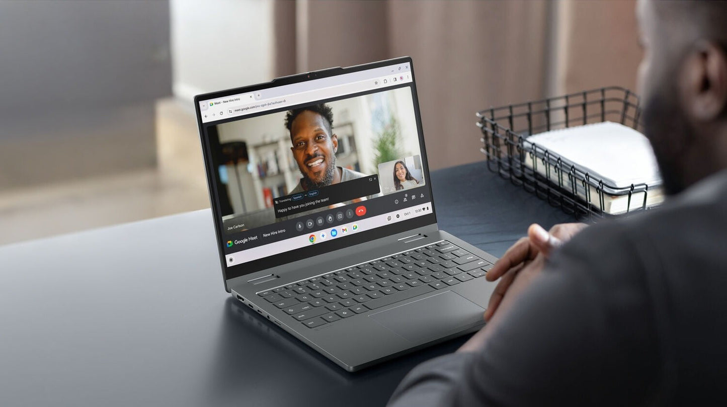 Lenovo Chromebook Plus 14" 2-in-1 Notebook, Intel Core 5 120U, 8GB RAM, 256GB SSD
