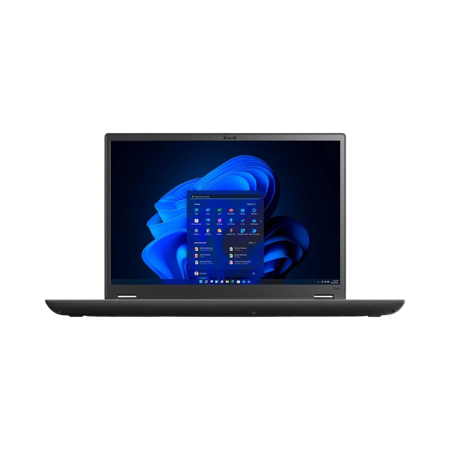 Lenovo ThinkPad P16v Gen 2 16" Laptop, Intel Core Ultra 7 165H, NVIDIA RTX 1000, 32GB DDR5 RAM, 1TB SSD (Wi-Fi Only)