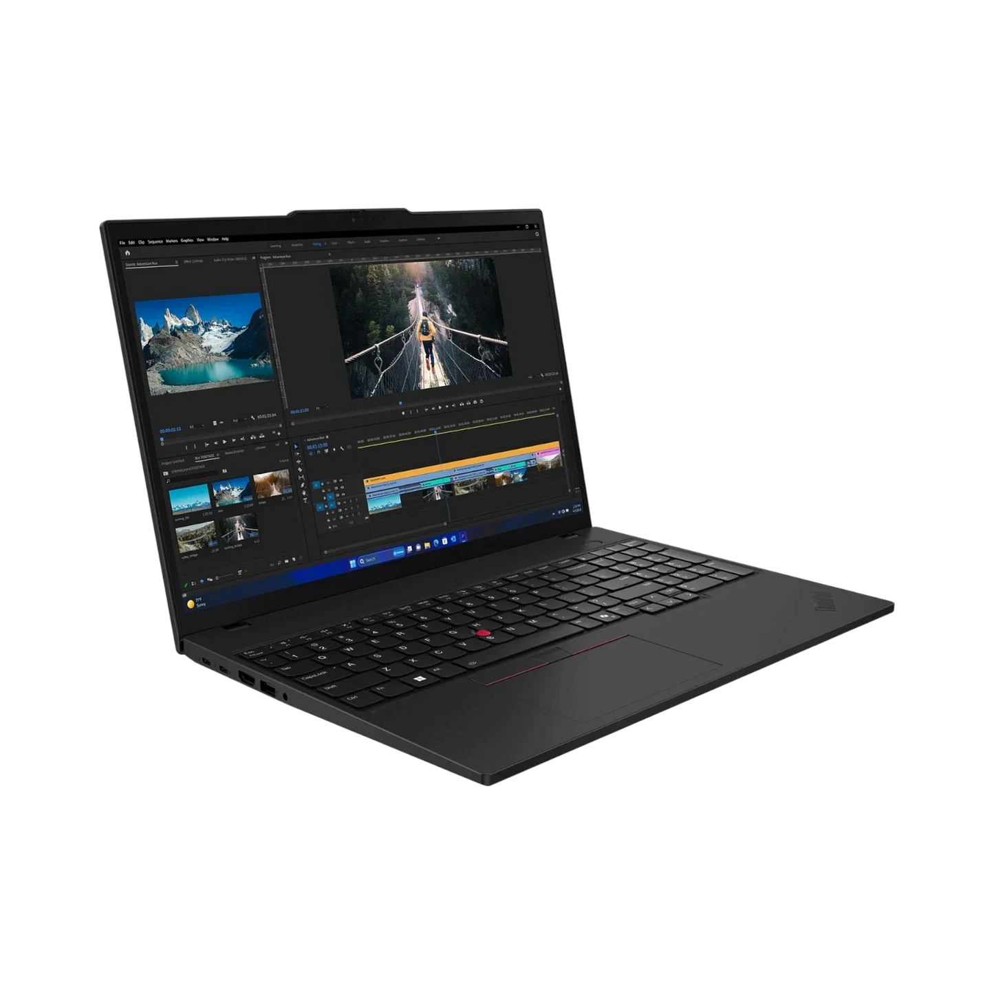 Lenovo ThinkPad T16 Gen 3 16" Laptop, Intel Core Ultra 5-125U, 16GB DDR5 RAM, 256GB SSD (Black)