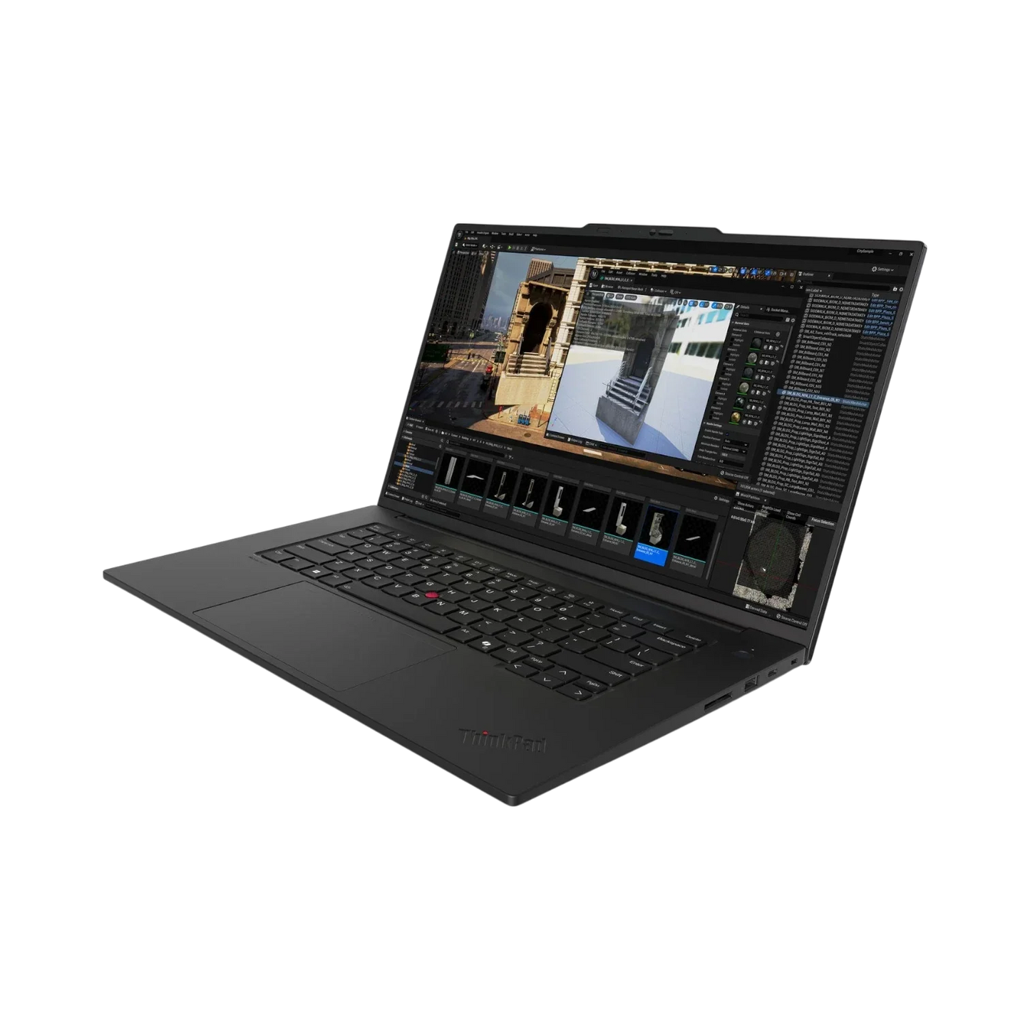 Lenovo ThinkPad P1 Gen 7 16" Multi-Touch Mobile Workstation, Intel Core Ultra 7 155H, NVIDIA RTX 2000, 32GB RAM, 1TB SSD (Black)