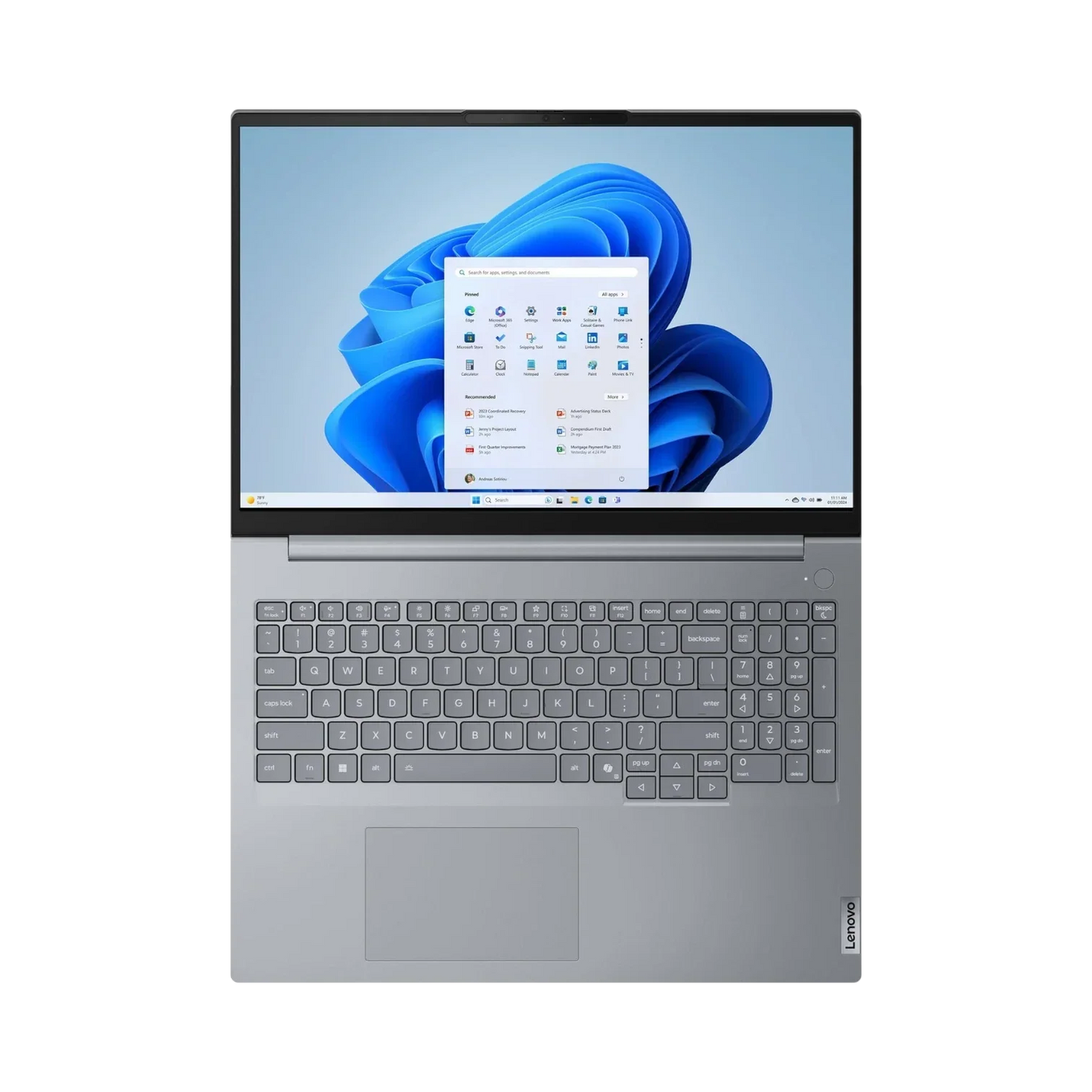 Lenovo ThinkBook G8 16" Multi-Touch Laptop, Intel Core 7 240H, 16GB DDR5 RAM, 512GB SSD