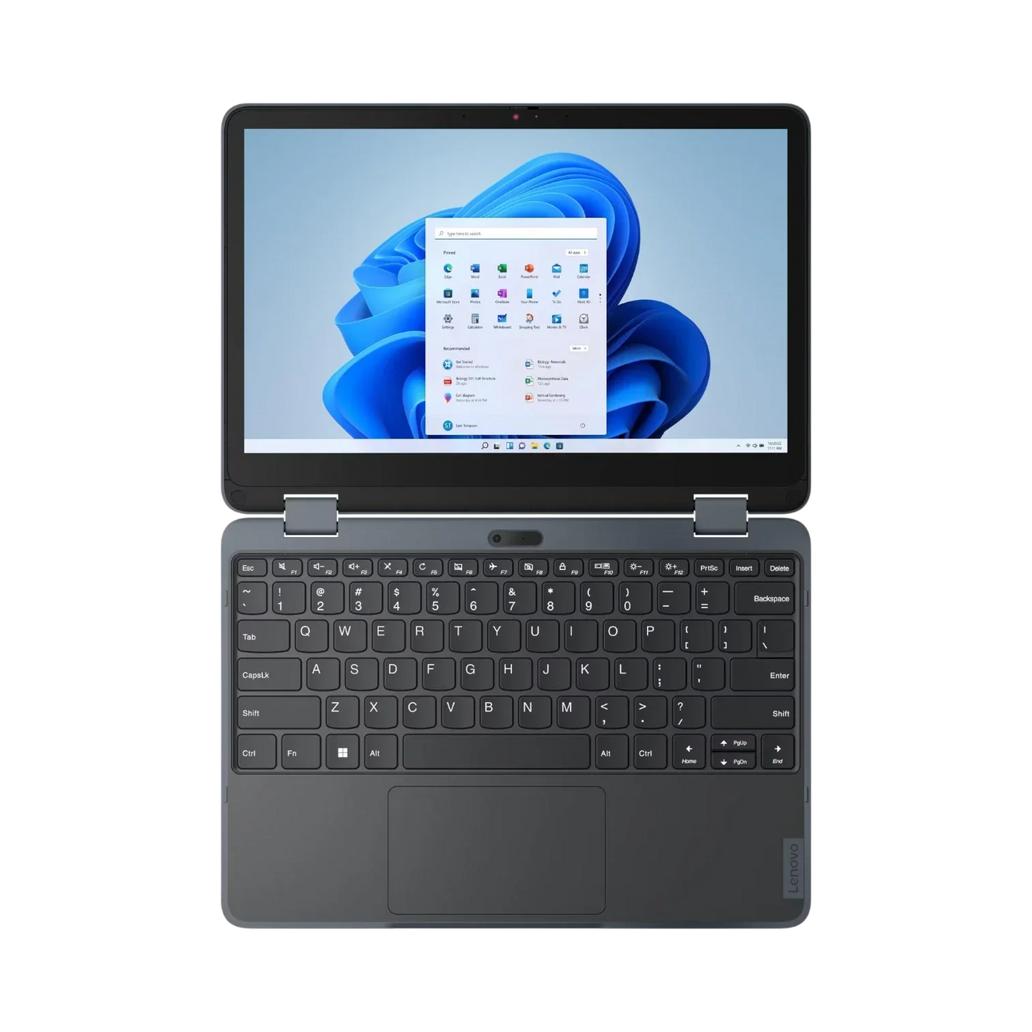 Lenovo 300w Yoga Gen 4 11.6" Convertible 2-in-1 Touchscreen Notebook, Intel N100, 4GB RAM, 128GB SSD