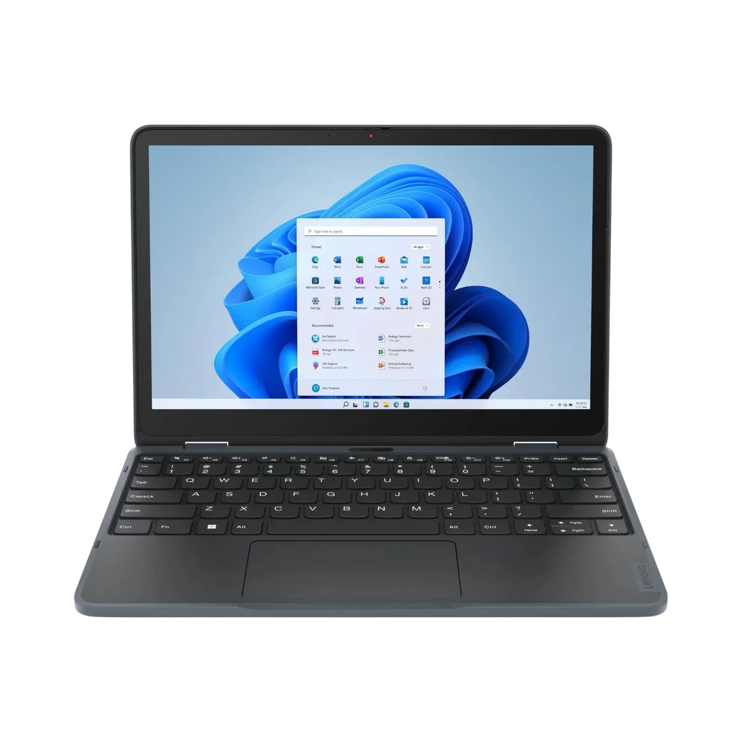 Lenovo 300w Yoga Gen 4 11.6" Convertible 2-in-1 Touchscreen Notebook, Intel N100, 4GB RAM, 128GB SSD
