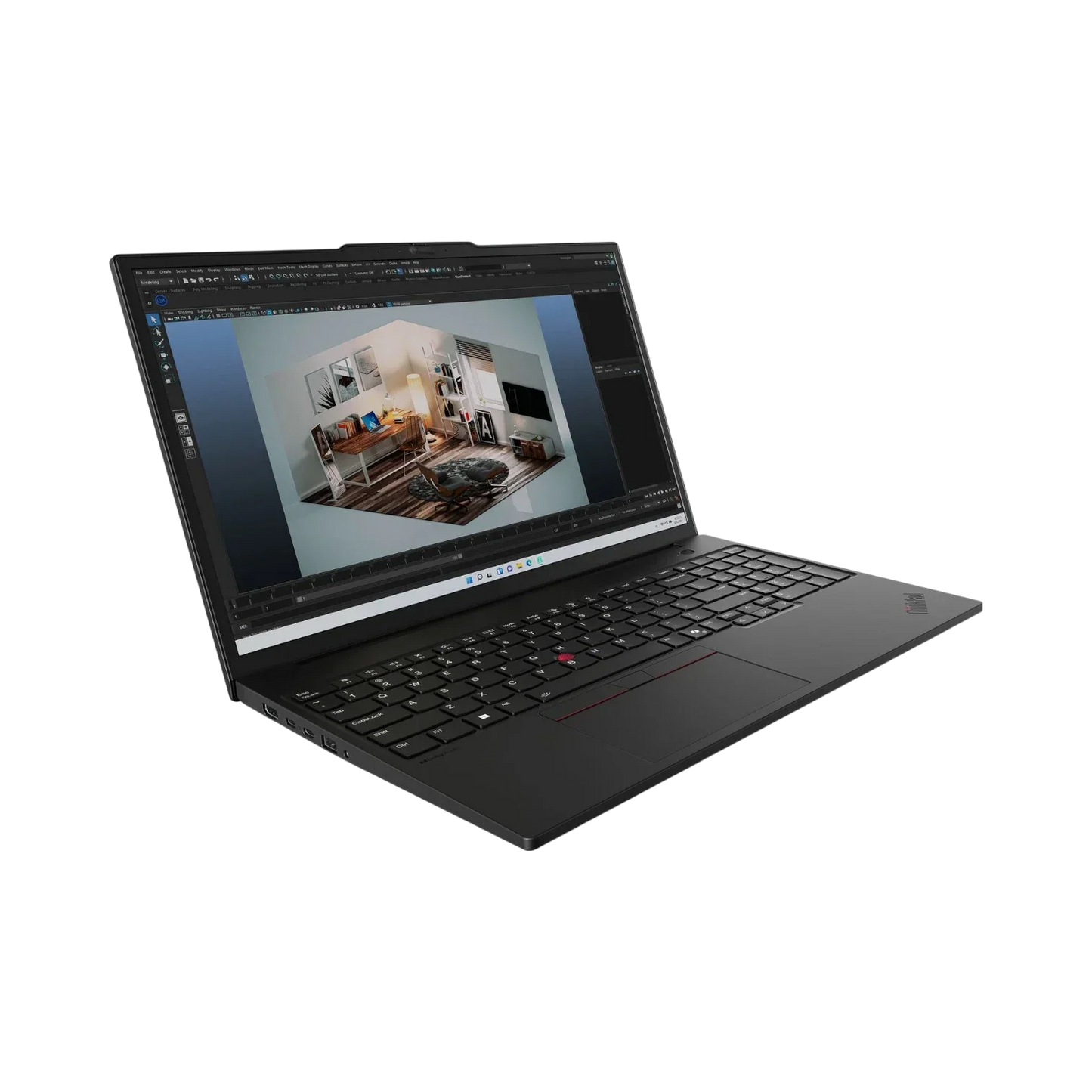 Lenovo ThinkPad P16s Gen 3 16" Laptop, Intel Core Ultra 7 155H, 32GB DDR5 RAM, 512GB SSD (Black)