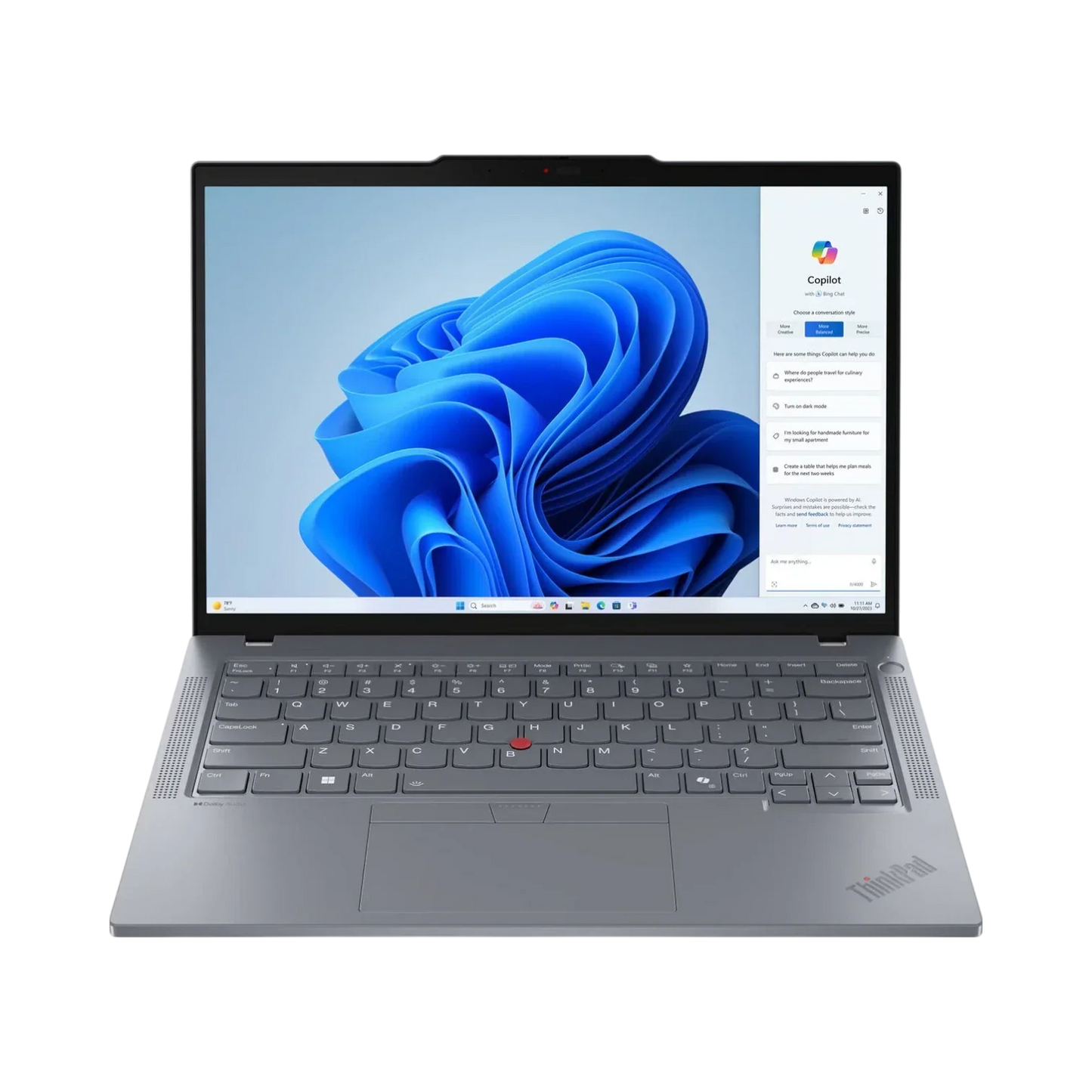 Lenovo ThinkPad T14 Gen 5 14" Multi-Touch Laptop, Intel Core Ultra 7 155U, 16GB DDR5 RAM, 1TB SSD (Gray)