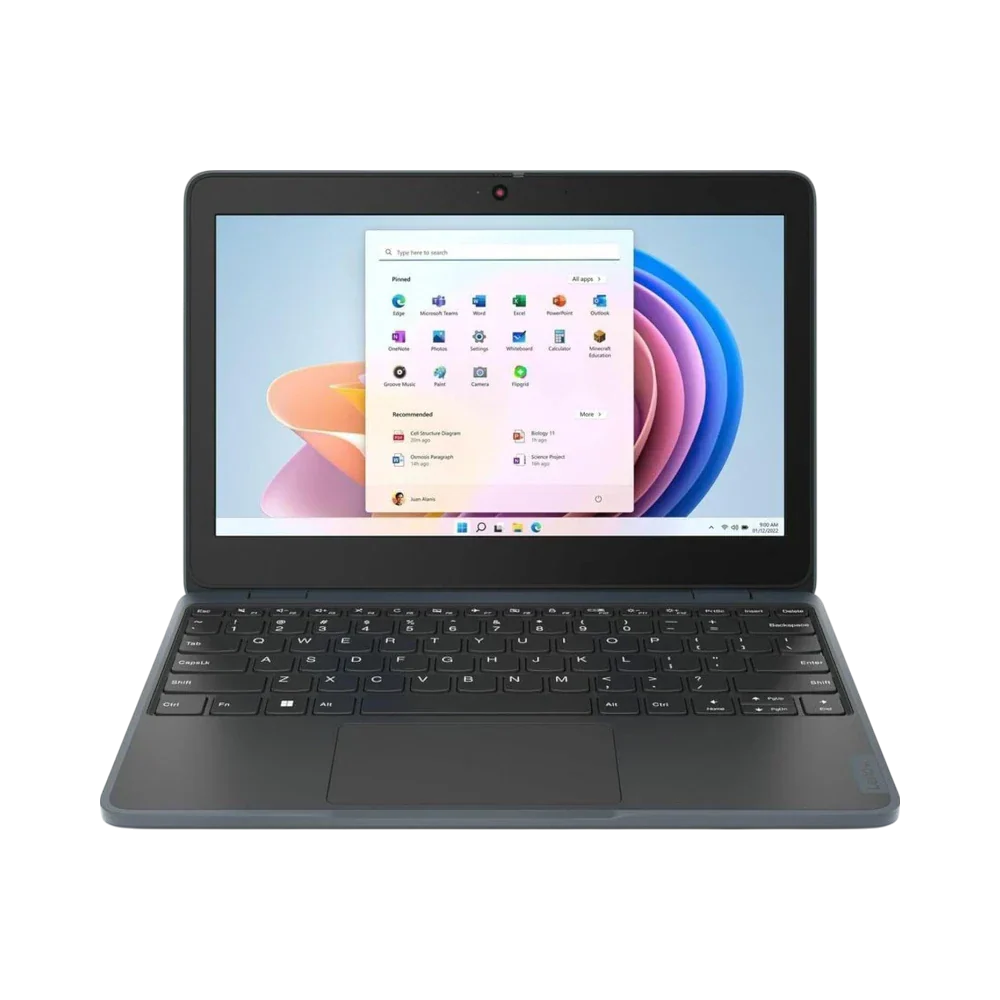 Lenovo 100w Gen 4 11.6" Notebook, Intel N100, 4GB RAM, 128GB Flash Memory